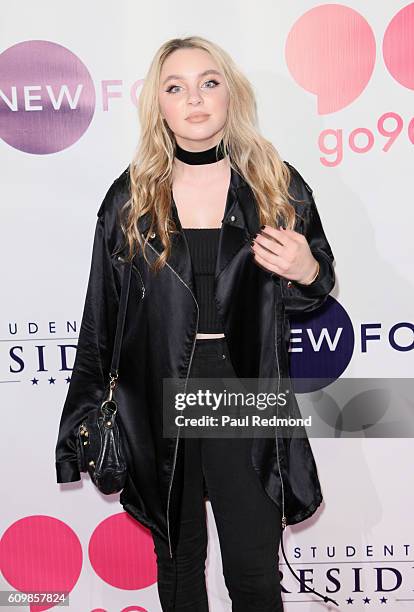 Actress Alexa Losey on the red carpet at the Premiere of Verizon go90's "Mr. Student Body President" at TCL Chinese 6 Theatres on September 22, 2016...