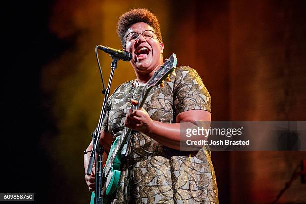 Brittany Howard of Alabama Shakes performs at Champions Square on September 22, 2016 in New Orleans, Louisiana.