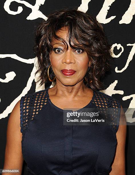 Actress Alfre Woodard attends the premiere of "The Birth of a Nation" at ArcLight Cinemas Cinerama Dome on September 21, 2016 in Hollywood,...