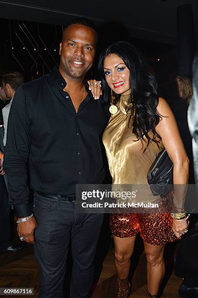 Calloway and Donna D'Cruz attend the Kola House Opening Party at Kola House on September 20, 2016 in New York City.