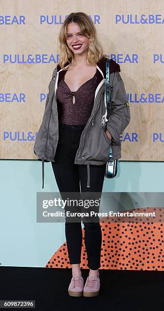 Almudena Lapique attends the opening of the new Pull&Bear eco-friendly headquarters on September 22, 2016 in Naron, Spain.
