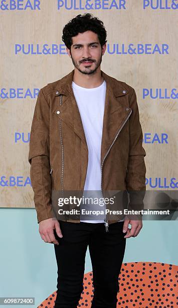 Chino Darin attends the opening of the new Pull&Bear eco-friendly headquarters on September 22, 2016 in Naron, Spain.