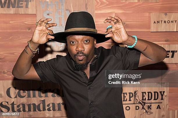 Singer-songwriter Anthony Hamilton attends VH1 Save The Music's Musically Mastered Menu Austin at Central Standard on September 22, 2016 in Austin,...