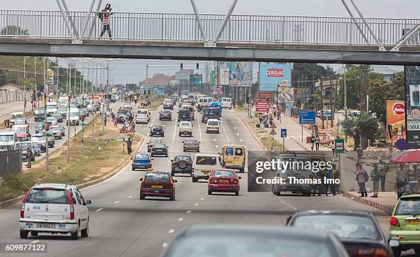 Accra, Ghana Road traffic in Ghana's capital Accra on September 05, 2016 in Accra, Ghana.