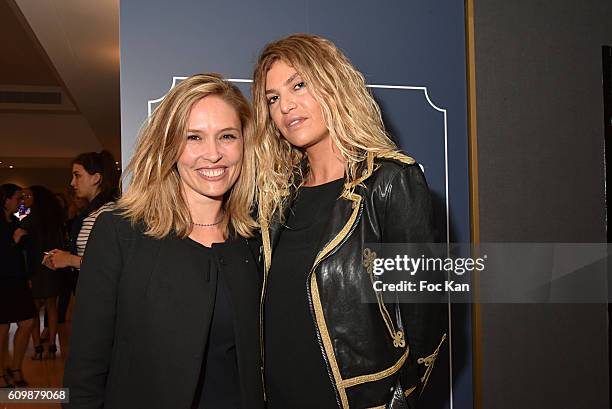 Lilou Fogli and Isabelle Funaro attend the Meredien Etoile Opening Party on September 22 on September 22, 2016 in Paris, France.