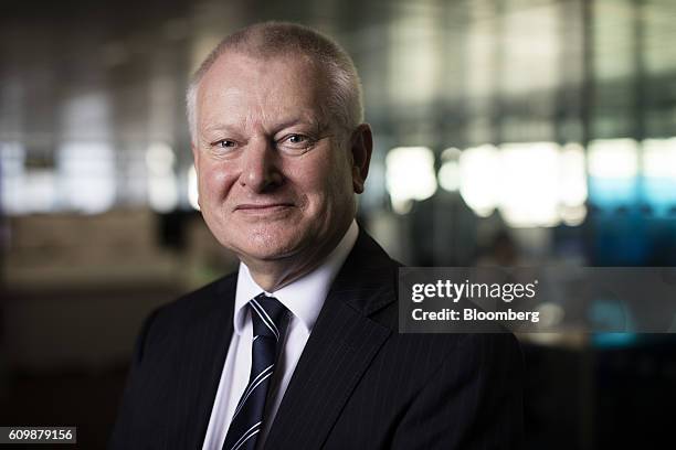 Stephen Lansdown, billionaire and co-founder of Hargreaves Lansdown Plc, poses for a photograph following a Bloomberg Television interview in London,...