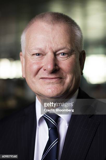 Stephen Lansdown, billionaire and co-founder of Hargreaves Lansdown Plc, poses for a photograph following a Bloomberg Television interview in London,...