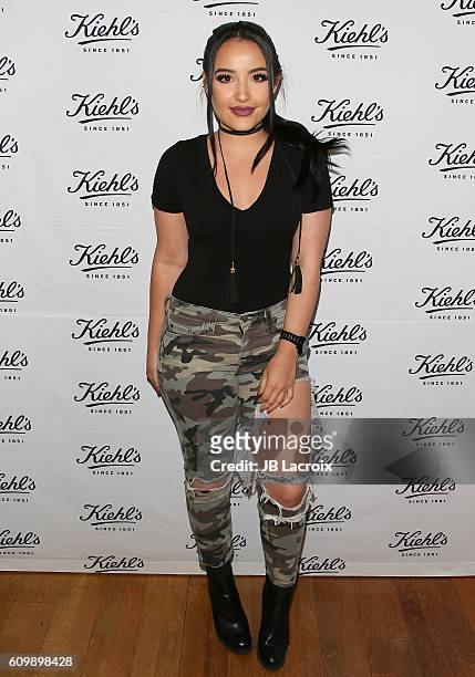Amanda Ensing attends Kiehl's LifeRide for Ovarian Cancer Research Event at Kiehl's Since 1851 on September 22, 2016 in Santa Monica, California.