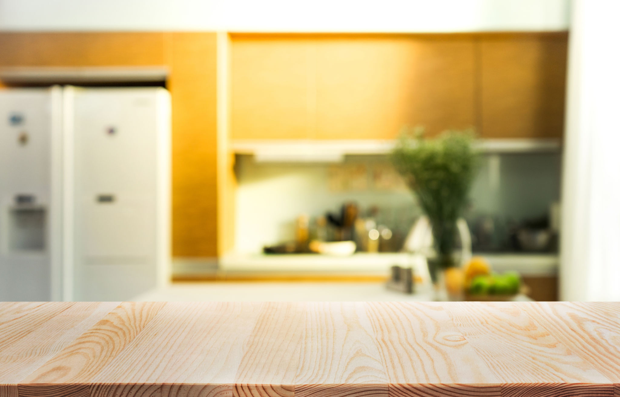bold color kitchen