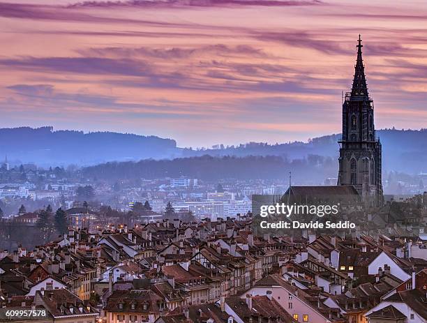 old city of berne - old town stock-fotos und bilder