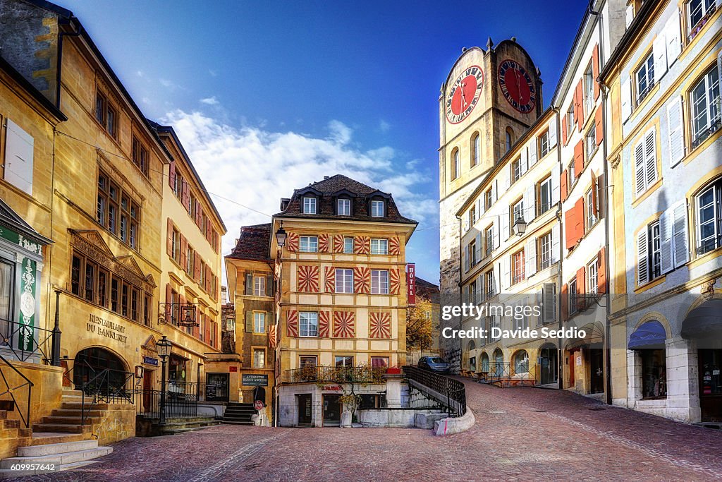 Old city of Neuchatel