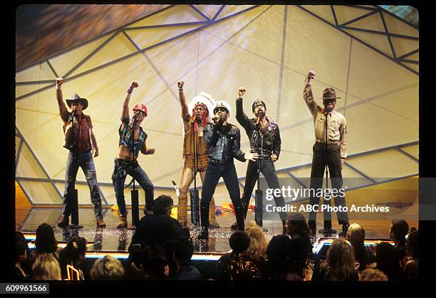 20th Anniversary Special - Airdate: January 25, 1993. VILLAGE PEOPLE