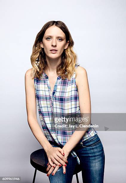 Mia Hansen Love, writer and director of 'Things to Come' poses for a portraits at the Toronto International Film Festival for Los Angeles Times on...