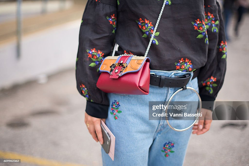 Street Style: September 23 - Milan Fashion Week Spring/Summer 2017