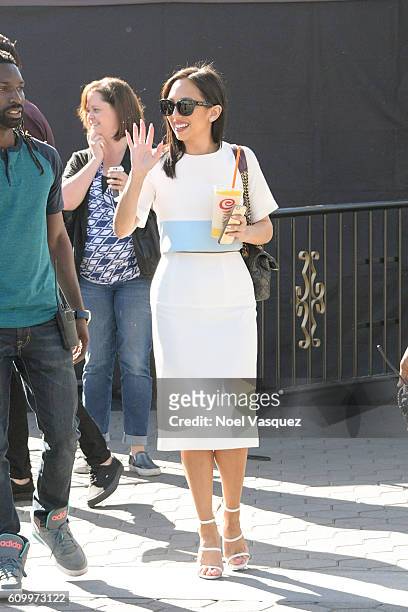 Cheryl Burke visits "Extra" at Universal Studios Hollywood on September 23, 2016 in Universal City, California.