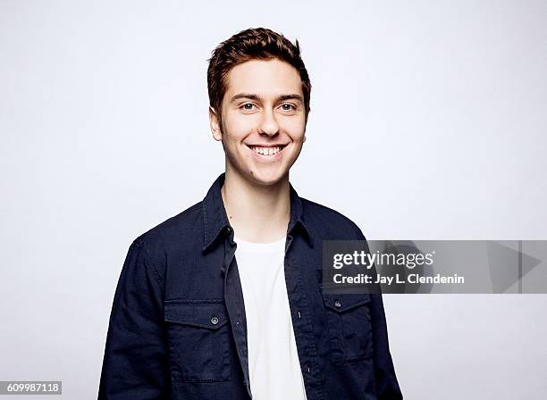 Actor Nat Wolff of In Dubious Battle' poses for a portraits at the Toronto International Film Festival for Los Angeles Times on September 14, 2016 in...