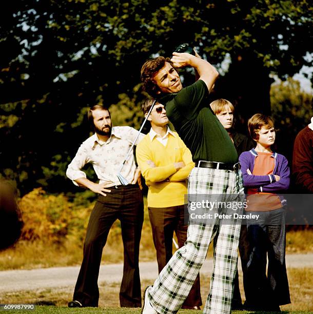 Tony Jacklin of England during the Dunlop Masters at St Pierre Golf and CC on October 4, 1978 in Chepstow, Wales.