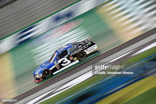 Ty Dillon, driver of the WESCO Chevrolet, on track during practice for the NASCAR XFINITY Series VysitMyrtleBeach.com 300 at Kentucky Speedway on...