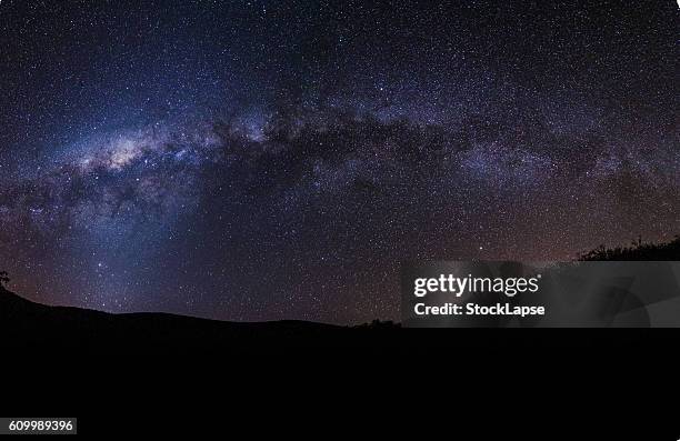 milk way - chapada diamantina - milk way brazil stock-fotos und bilder