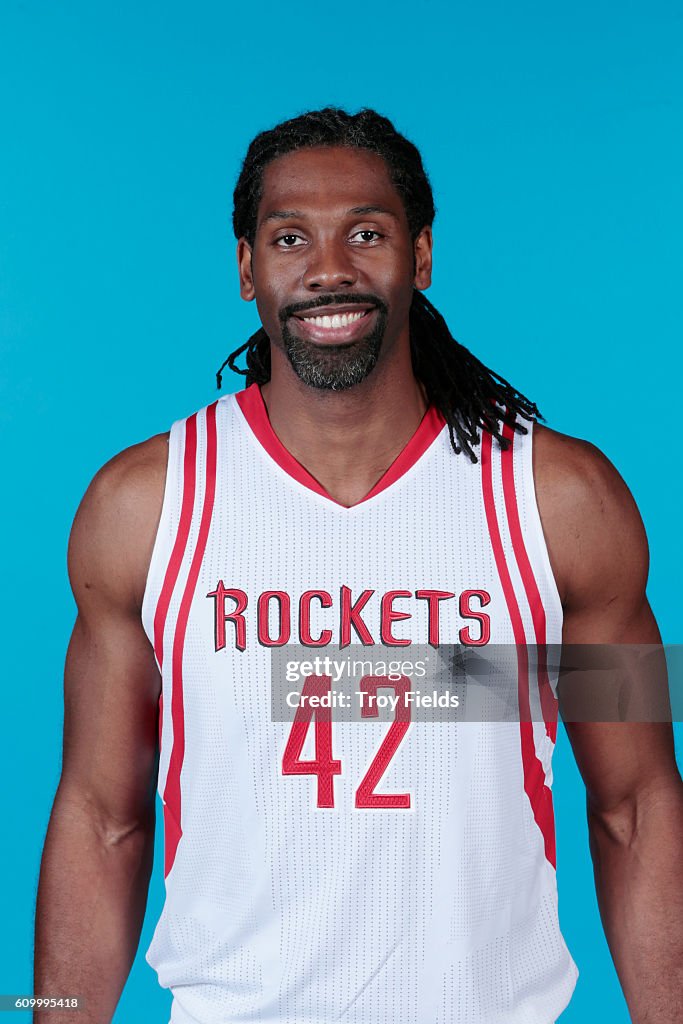Mi Nene Rockets Nene of the Houston Rockets poses for a headshot during the 2016-2017 ...