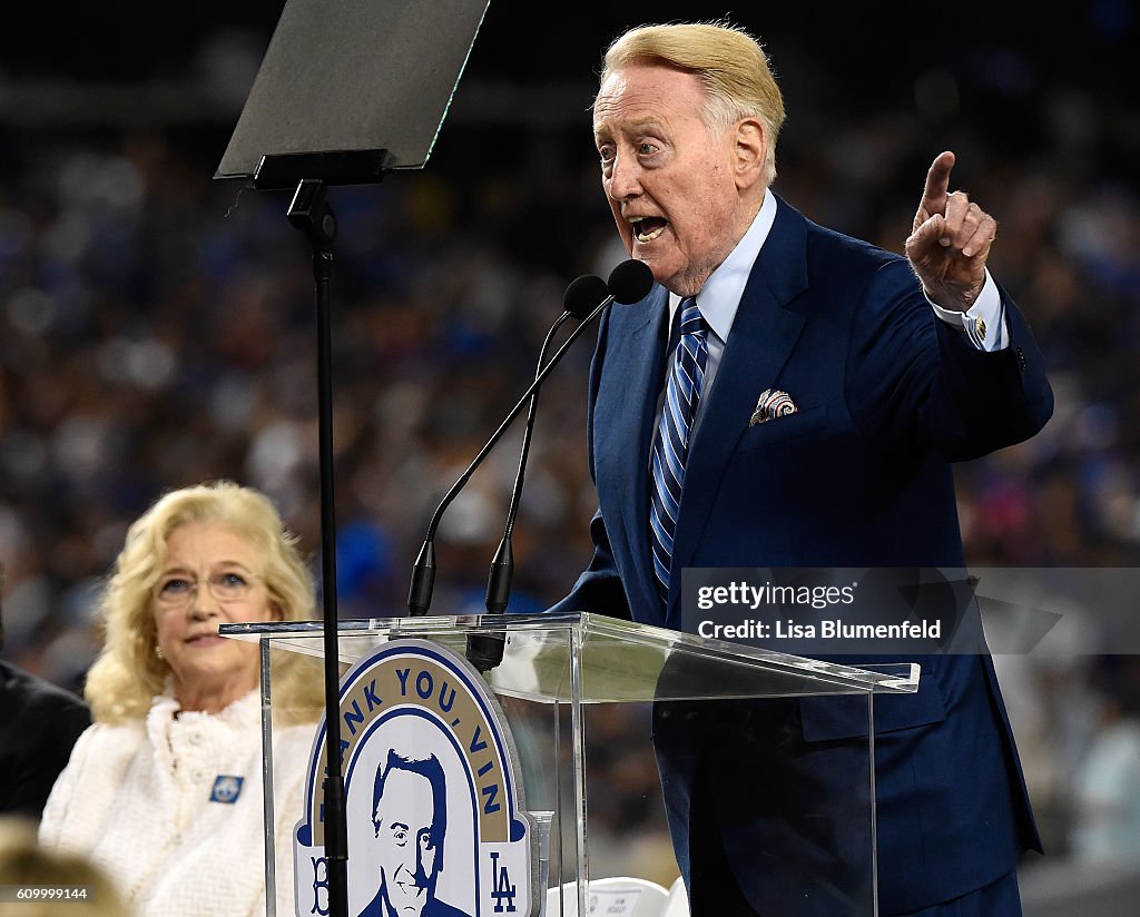 Vin Scully Tribute Ceremony