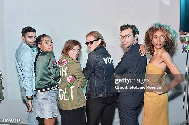 Philip Picardi; Yara Shahidi Marie Suter; Lisa Love; Cameron Bird and Elaine Welteroth attend 14th Annual Teen Vogue Young Hollywood with American...