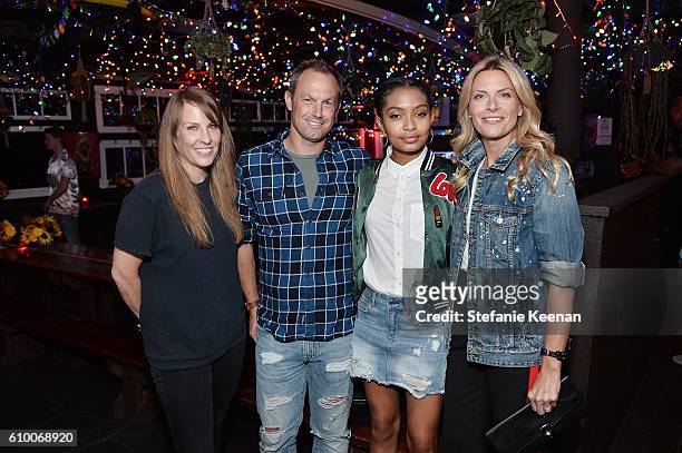 Molly Kuick, Chad Jessler, Yara Shahidi and Rachel DiCarlo attend 14th Annual Teen Vogue Young Hollywood with American Eagle Outfitters on September...