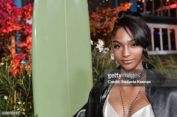 Natasaya Generalova attends 14th Annual Teen Vogue Young Hollywood with American Eagle Outfitters on September 23, 2016 in Malibu, California.