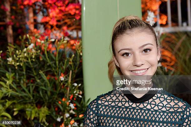 Hannelius attends 14th Annual Teen Vogue Young Hollywood with American Eagle Outfitters on September 23, 2016 in Malibu, California.