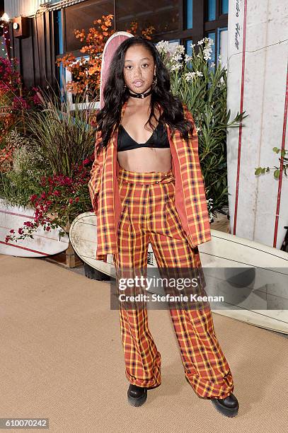 Bella Mitchell attends 14th Annual Teen Vogue Young Hollywood with American Eagle Outfitters on September 23, 2016 in Malibu, California.