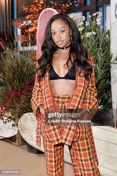 Bella Mitchell attends 14th Annual Teen Vogue Young Hollywood with American Eagle Outfitters on September 23, 2016 in Malibu, California.