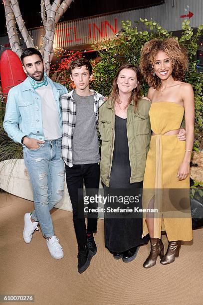 Philip Picardi; Troye Sivan, Marie Suter and Elaine Welteroth attend 14th Annual Teen Vogue Young Hollywood with American Eagle Outfitters on...