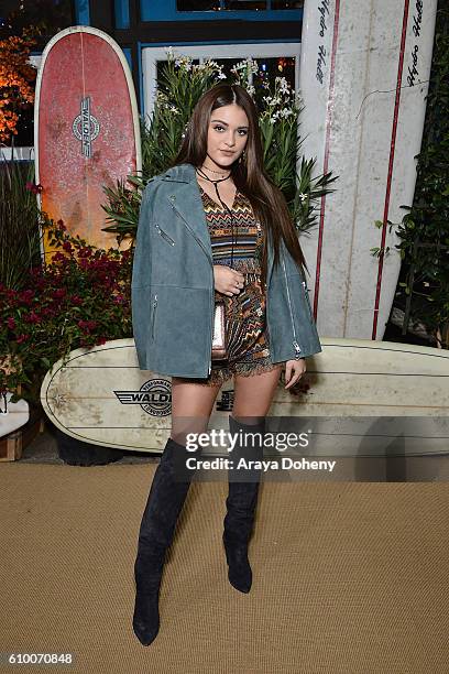 Luna Blaise attends the Teen Vogue Young Hollywood 14th Annual Young Hollywood Issue at Reel Inn on September 23, 2016 in Malibu, California.