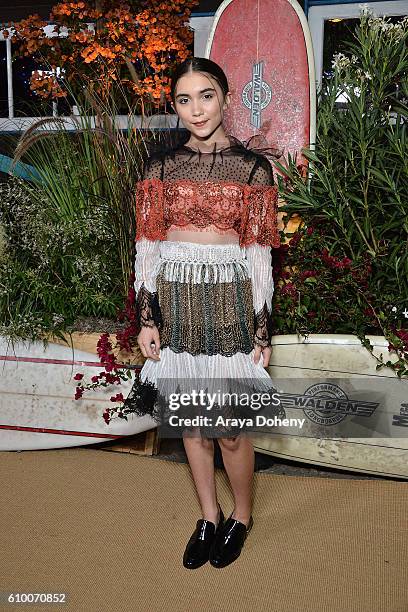 Rowan Blanchard attends the Teen Vogue Young Hollywood 14th Annual Young Hollywood Issue at Reel Inn on September 23, 2016 in Malibu, California.