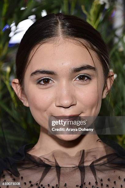 Rowan Blanchard attends the Teen Vogue Young Hollywood 14th Annual Young Hollywood Issue at Reel Inn on September 23, 2016 in Malibu, California.