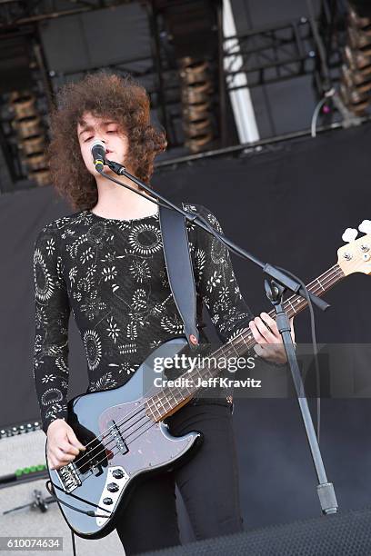 Recording artist Benji Blakeway of Catfish And The Bottlemen performs onstage during day 1 of the 2016 Life Is Beautiful festival on September 23,...