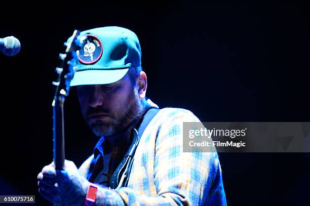 Musician Dallas Green of City and Colour performs on Huntridge Stage during day 1 of the 2016 Life Is Beautiful festival on September 23, 2016 in Las...