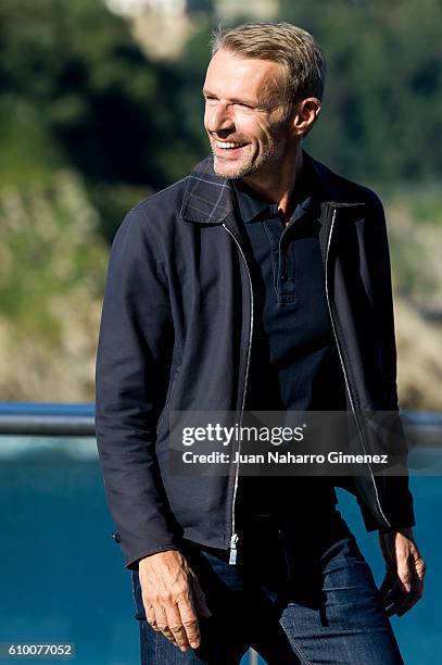 Lambert Wilson attends 'L'Odyssee ' photocall during 64th San Sebastian Film Festival on September 24, 2016 in San Sebastian, Spain.