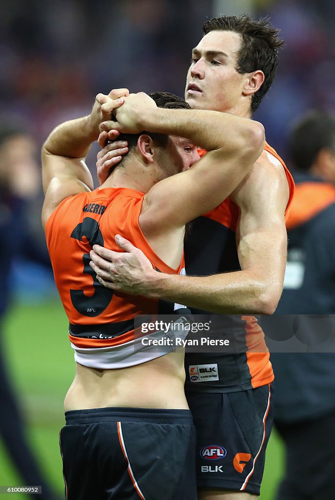 AFL 1st Preliminary Final - GWS v Western Bulldogs