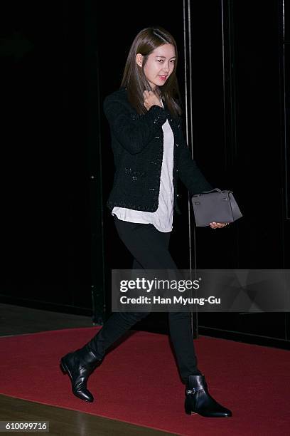 South Korean actress Lee Yo-Won attends the VIP screening of "ASURA:The City Of Madness" on September 23, 2016 in Seoul, South Korea.