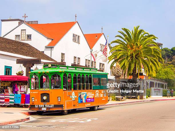 old town trolley in san diego, usa - old town san diego 個照片及圖片檔