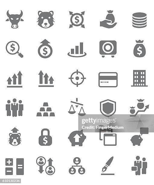 finance and business icon set - horse and cart deliver stock illustrations