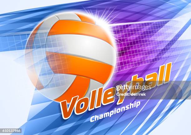 volleyball - volleyball ball stock illustrations