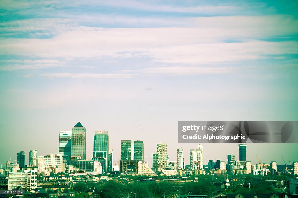 Canary Wharf Skyline