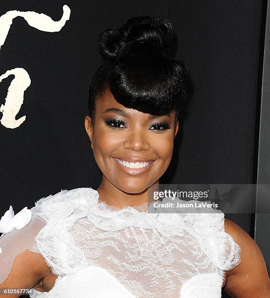 Actress Gabrielle Union attends the premiere of "The Birth of a Nation" at ArcLight Cinemas Cinerama Dome on September 21, 2016 in Hollywood,...