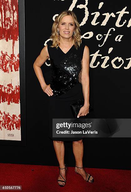 Actress Kim Dickens attends the premiere of "The Birth of a Nation" at ArcLight Cinemas Cinerama Dome on September 21, 2016 in Hollywood, California.