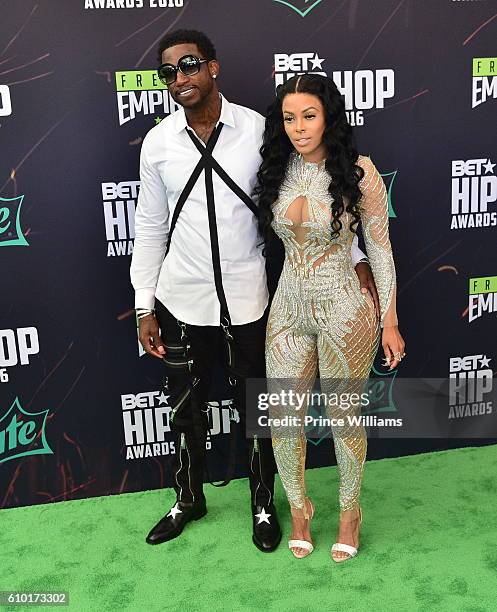 Gucci Mane and Keyshia Ka'oir attend the BET Hip Hop Awards 2016 Green Carpet at Cobb Energy Performing Arts Center on September 17, 2016 in Atlanta,...