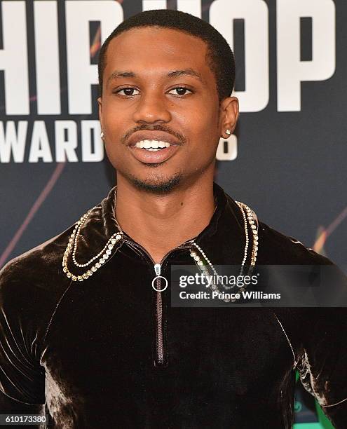 Raury attends the BET Hip Hop Awards 2016 Green Carpet at Cobb Energy Performing Arts Center on September 17, 2016 in Atlanta, Georgia