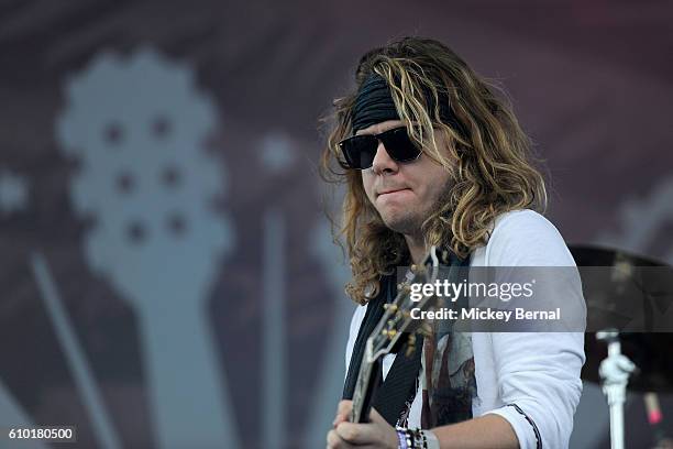 Musical artist Adam Slack of The Struts performs onstage at the Pilgrimage Music & Cultural Festival - Day 1 on September 24, 2016 in Franklin,...