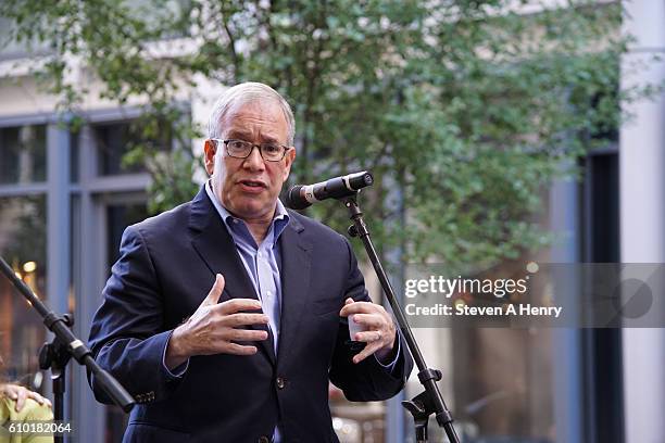 New York City Comptroller Scott M. Stringer attends the Irish Repertory Theatre Re-Opening at Irish Repertory Theatre on September 24, 2016 in New...